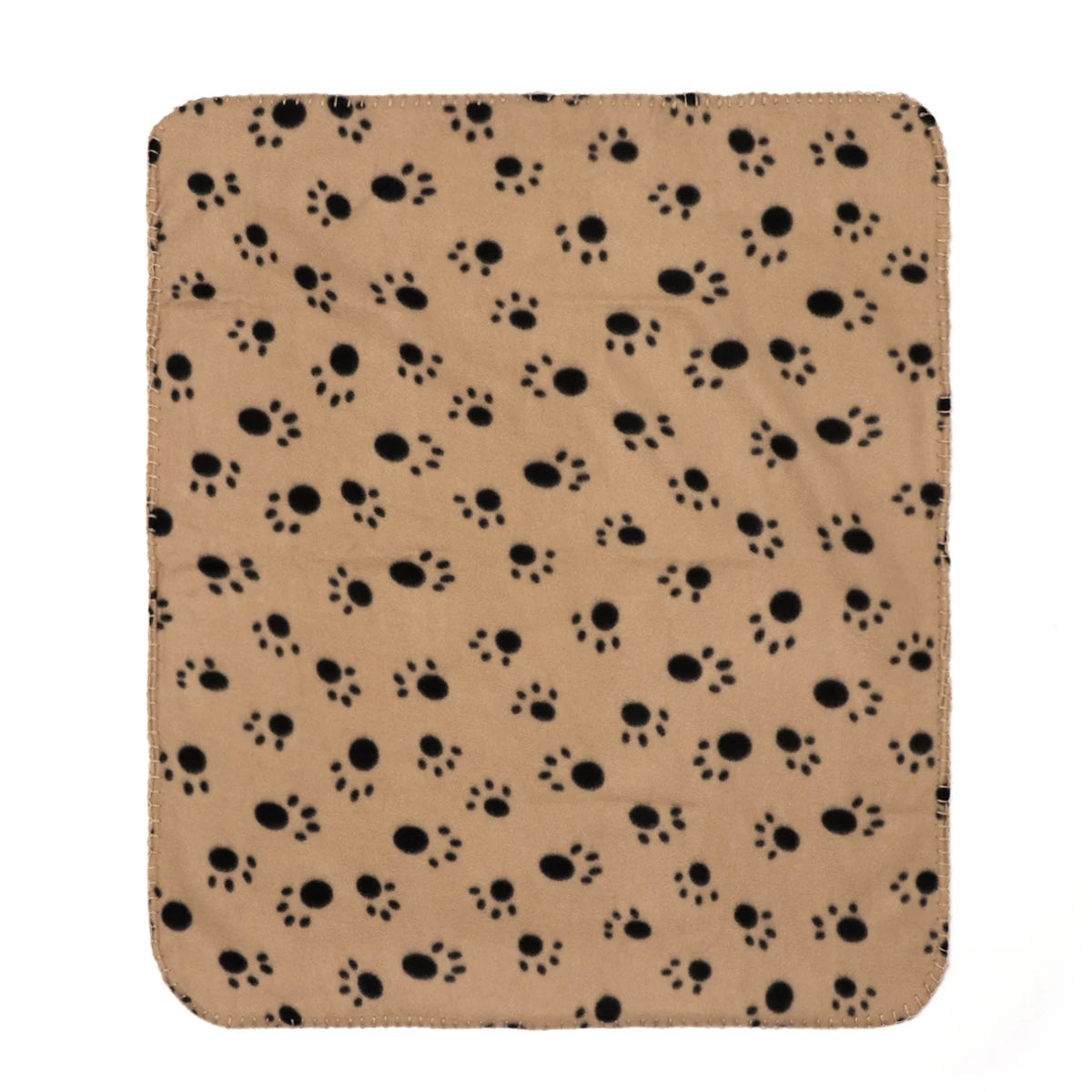Double-Sided Fleece Pet Blanket 60X70Cm Beige Soft Warm Non-Shedding Odor Resistant For Dog Cat Bed Sofa Cover Pet Mat Animal