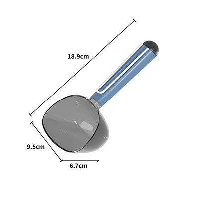 Pet food spoon, dog cat food spoon with clip, hygienic feeding for dogs and cats, universal cat food spoon, cross-border
