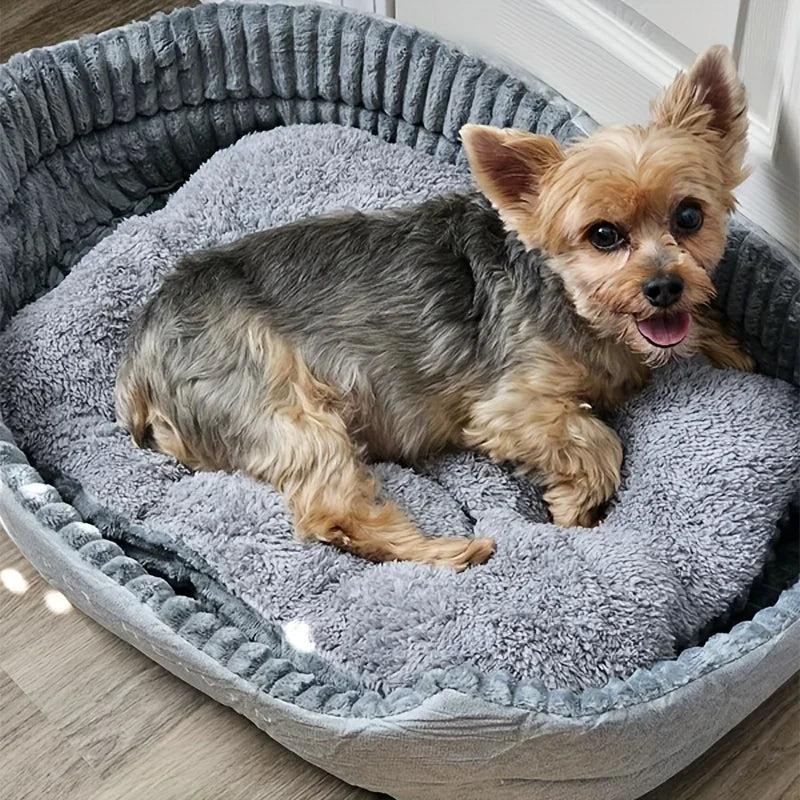 Super Soft Pet Bed Plush Full Size Washable Calm Bed Donut Bed Comfortable Sleeping Artefact Suitable For All Kinds Of Cats