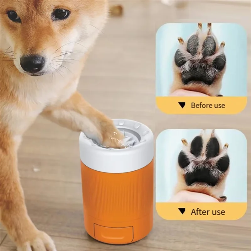 TKOH-Pet Foot Wash Cup Dog Going Out To Clean Beauty Foot Wash Magic Intelligent Automatic Foot Wash Bath Cup Tool