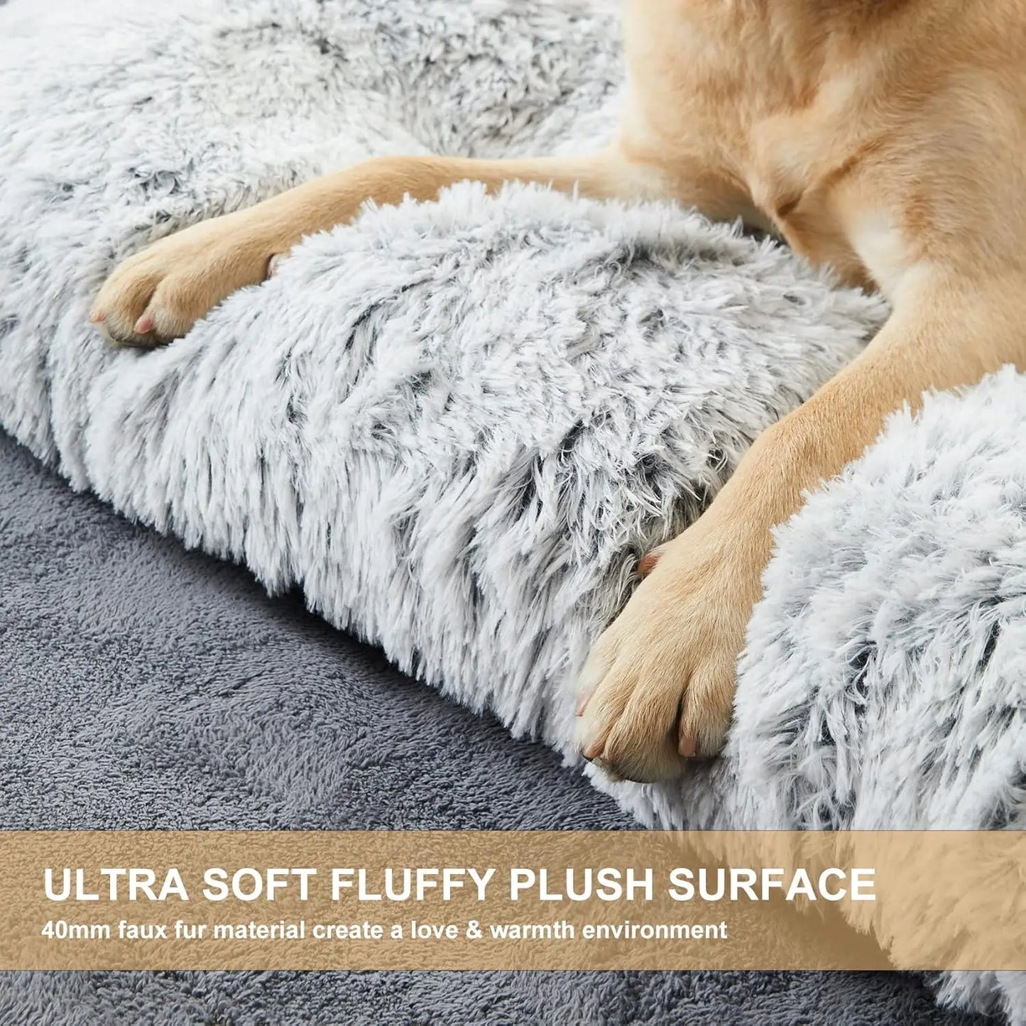 Zen Pet SereneLounger – Plush Dog & Cat Bed 🐾☁️