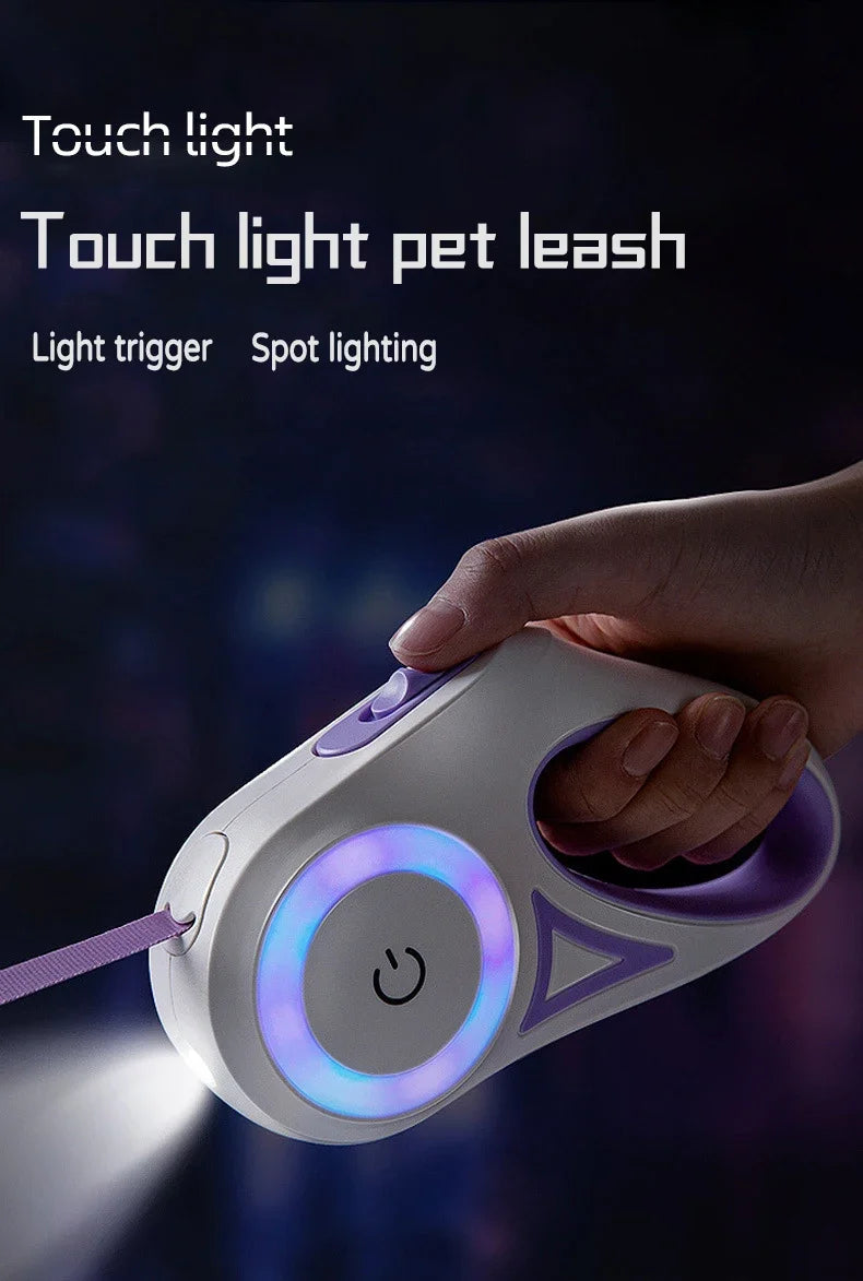 Zen Pet LED Retractable Leash with Light – 3m & 5m 🌟🐾