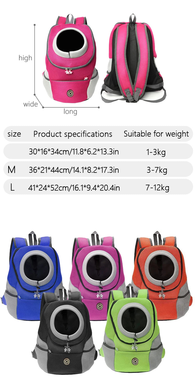 Zen Pet Double-Shoulder Outdoor Pet Carrier Bag πΎπ