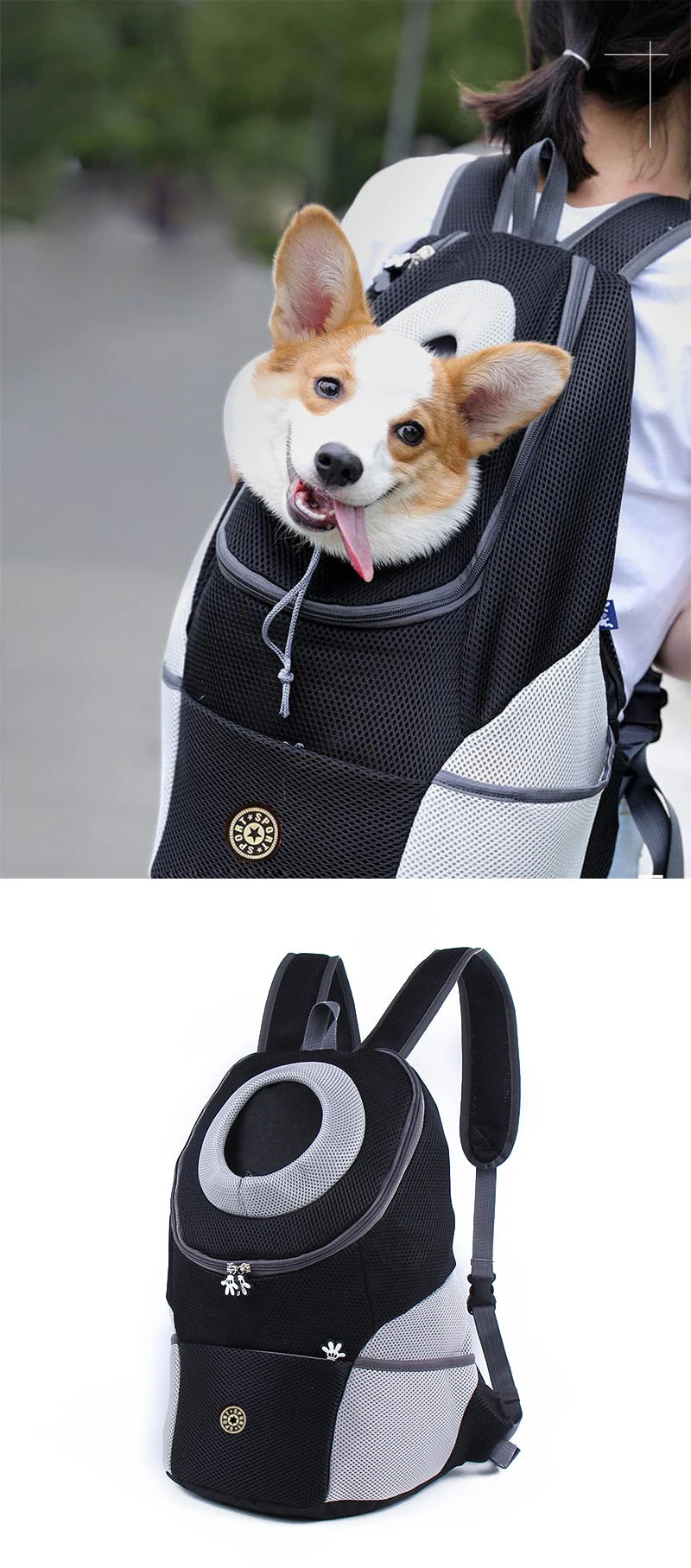 Zen Pet Double-Shoulder Outdoor Pet Carrier Bag πΎπ
