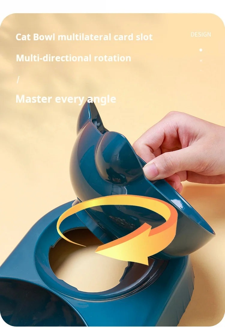 Zen Pet 3-in-1 Tilted Cat Bowl & Water Feeder Set πΎπ§