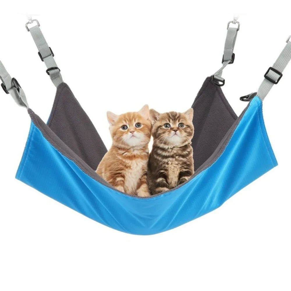 Comfortable Cotton Cat Bed Mat Breathable Adjustable Hanging Bed Soft Cat Hammock Kitten House
