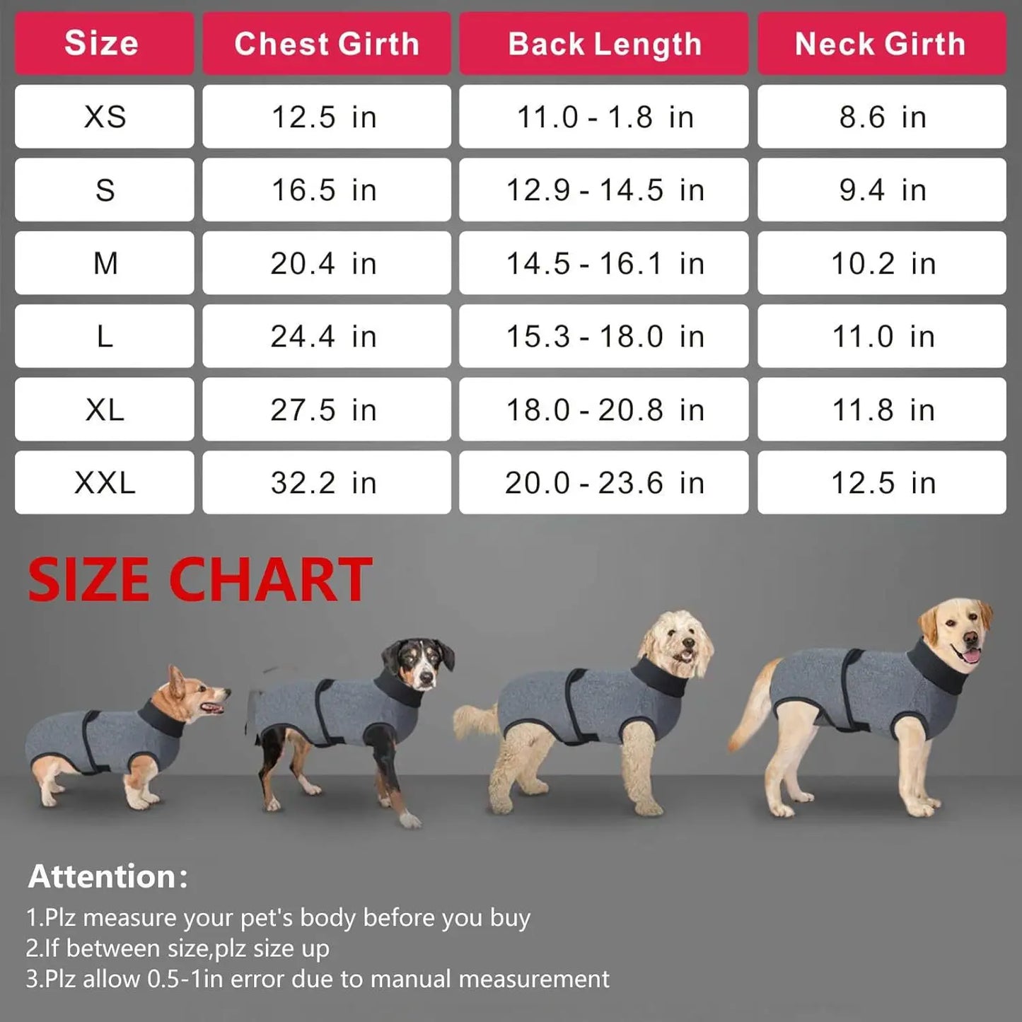 Breathable Dog Anxiety Jacket Soft Comfortable Anti Anxiety Pet Coat Adjustable Warm Dog Calming Wrap Clothes Outdoor