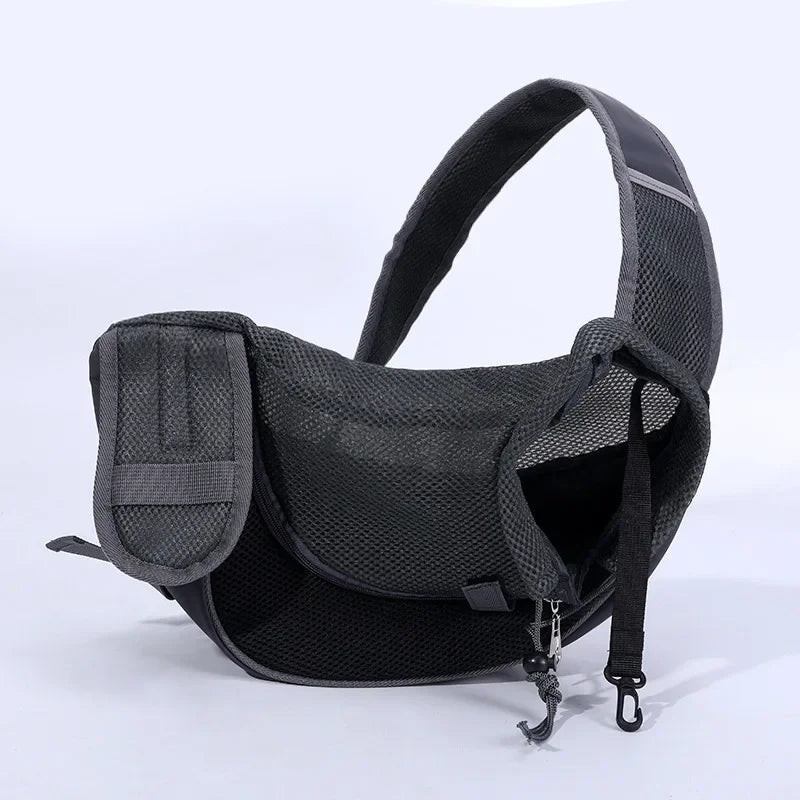 CANBOUN Pet Cat Dog Carrier Backpack Travel Tote Shoulder Bags Mesh Sling Carry Pack Pet Carrying Supplies Crossbody Shoulder Ba