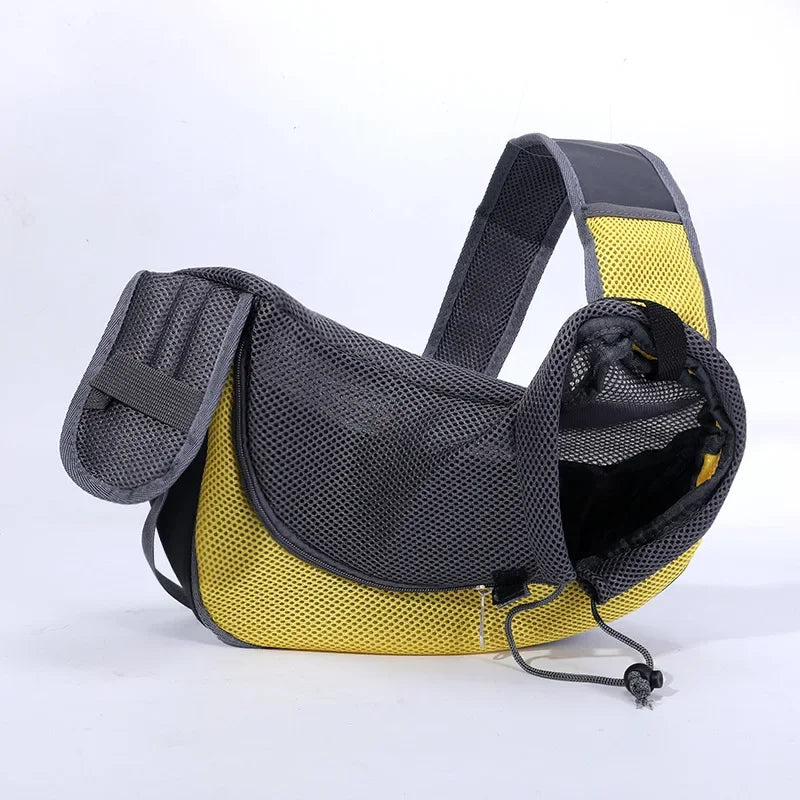 CANBOUN Pet Cat Dog Carrier Backpack Travel Tote Shoulder Bags Mesh Sling Carry Pack Pet Carrying Supplies Crossbody Shoulder Ba