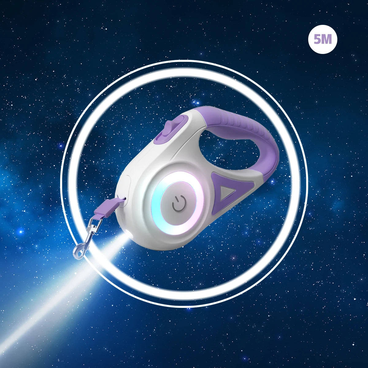 Zen Pet LED Retractable Leash with Light – 3m & 5m 🌟🐾