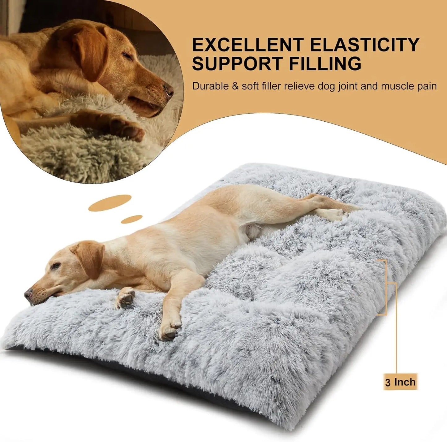Zen Pet SereneLounger – Plush Dog & Cat Bed 🐾☁️