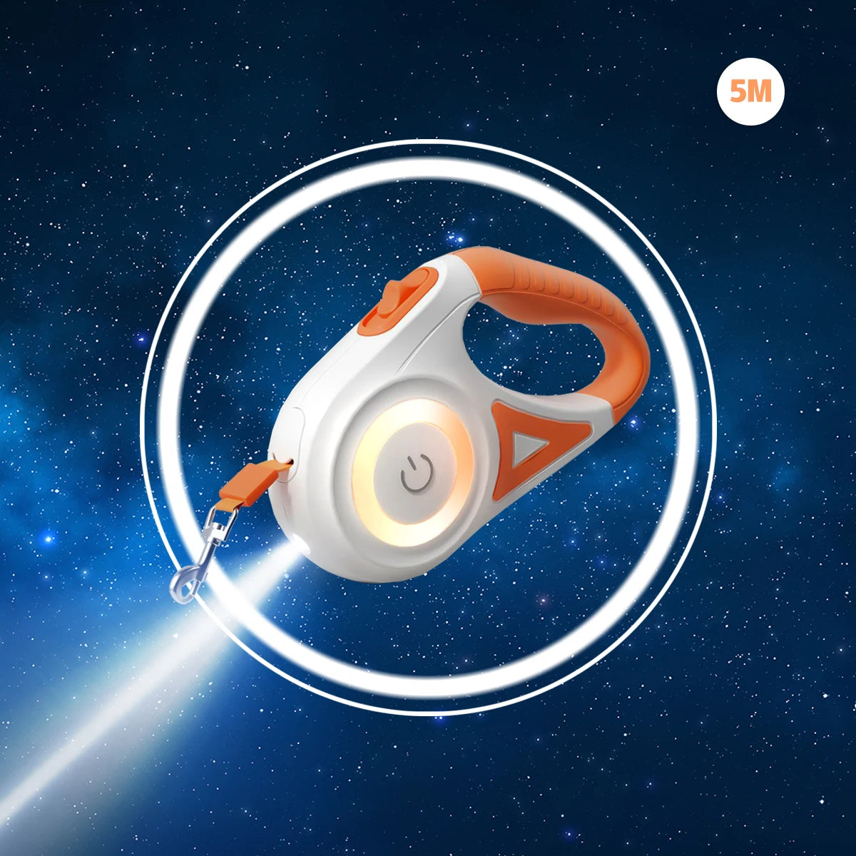 Zen Pet LED Retractable Leash with Light – 3m & 5m 🌟🐾