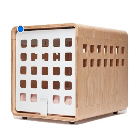 Zen Pet Elegant Wooden Dog House with Sliding Door – Furniture-Inspired Indoor Crate 🐾🏡