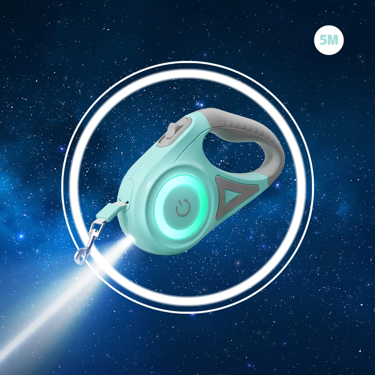 Zen Pet LED Retractable Leash with Light – 3m & 5m 🌟🐾