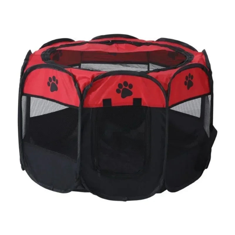 Cat and Dog Delivery Room Pet Octagonal Cage Breathable Fence Pet Tent Foldable Cat and Dog Bed Household Cat Bed Pet Supplies