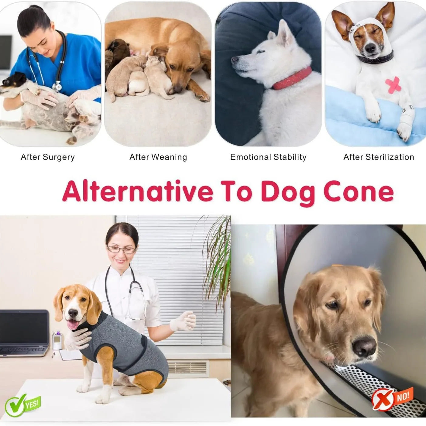 Breathable Dog Anxiety Jacket Soft Comfortable Anti Anxiety Pet Coat Adjustable Warm Dog Calming Wrap Clothes Outdoor